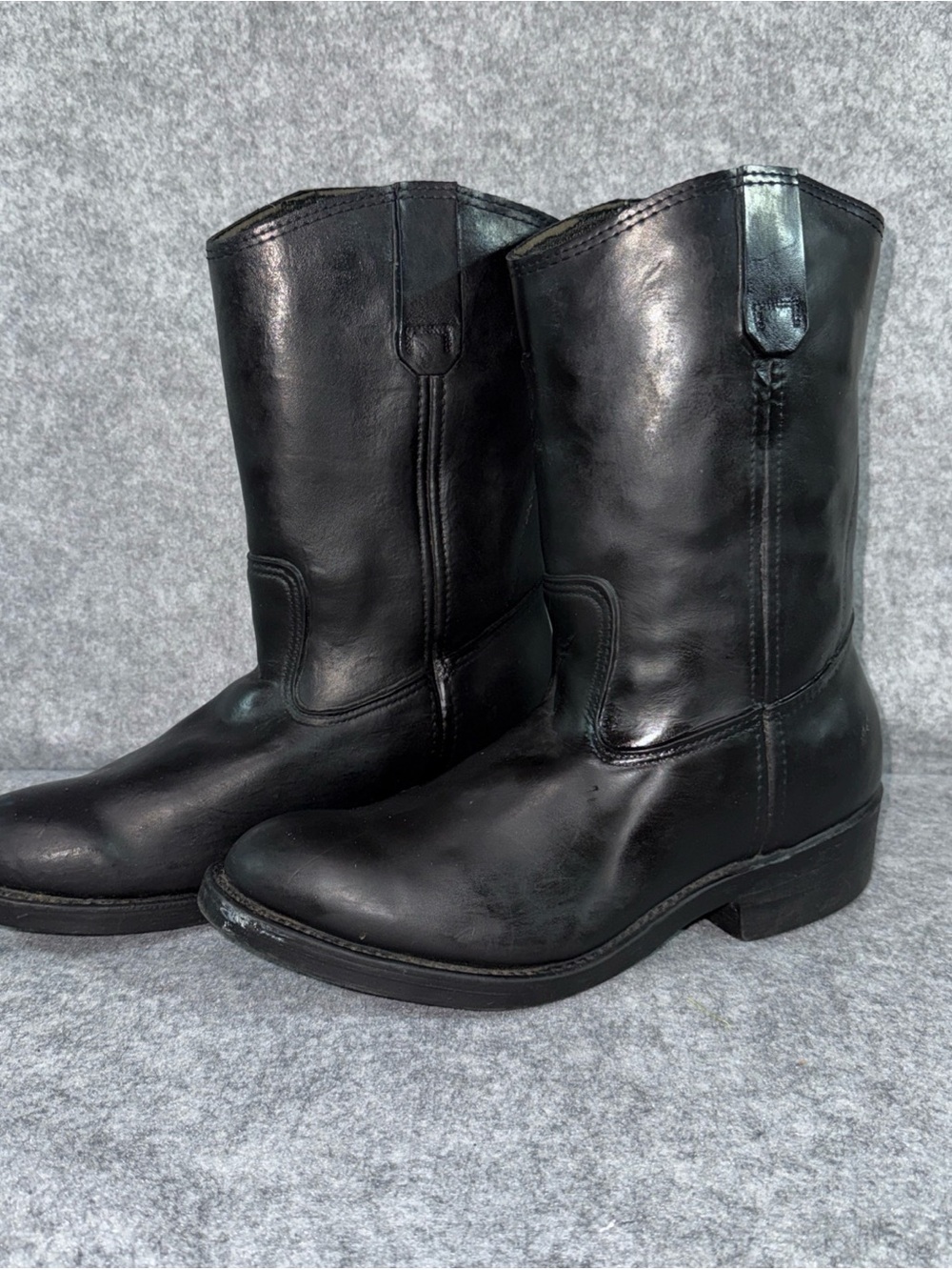 LaCrosse Rubber Boots - Mens 10 - Waterproof Black Mid Calf Hunting Outdoor